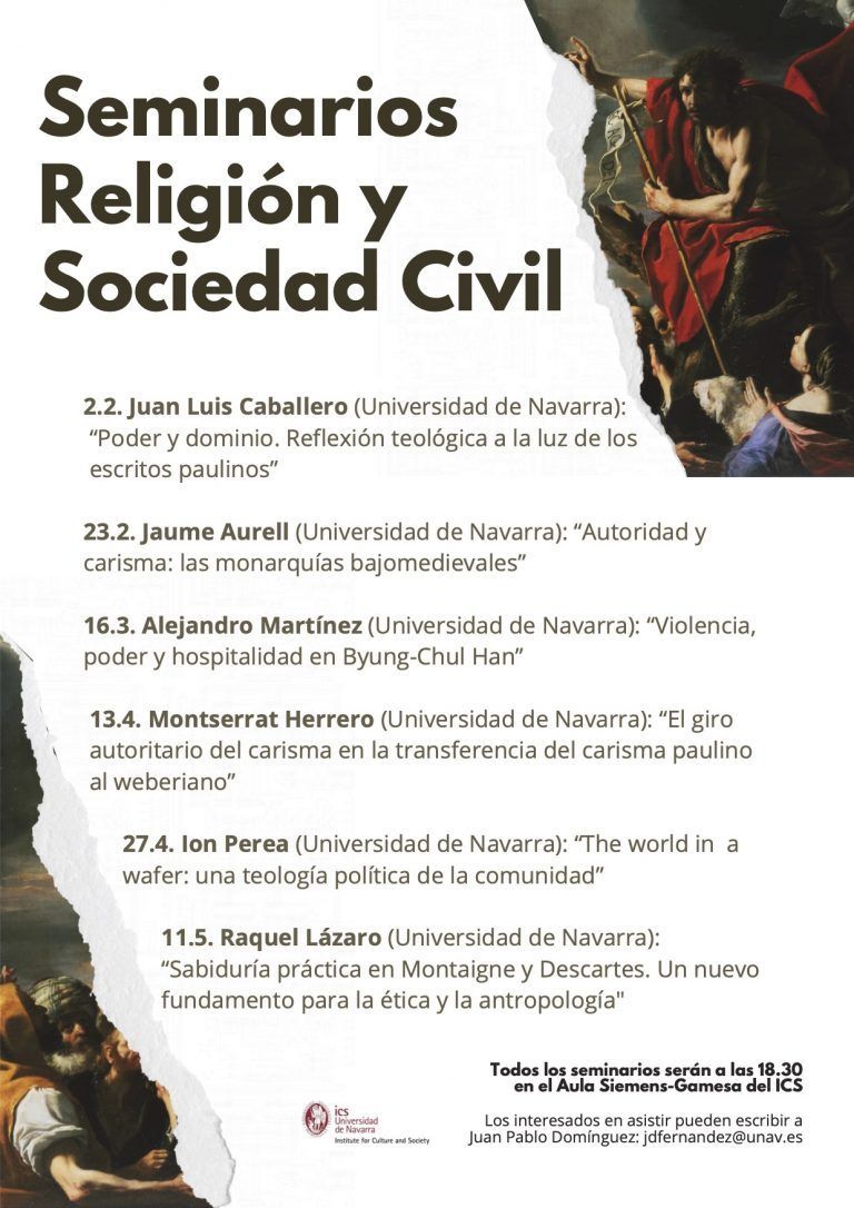 SEMINARIOS DEL Proyecto «Religión y sociedad civil» (UNAV)