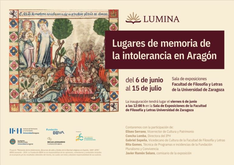Una exposición invita a conocer los lugares de la intolerancia en Aragón