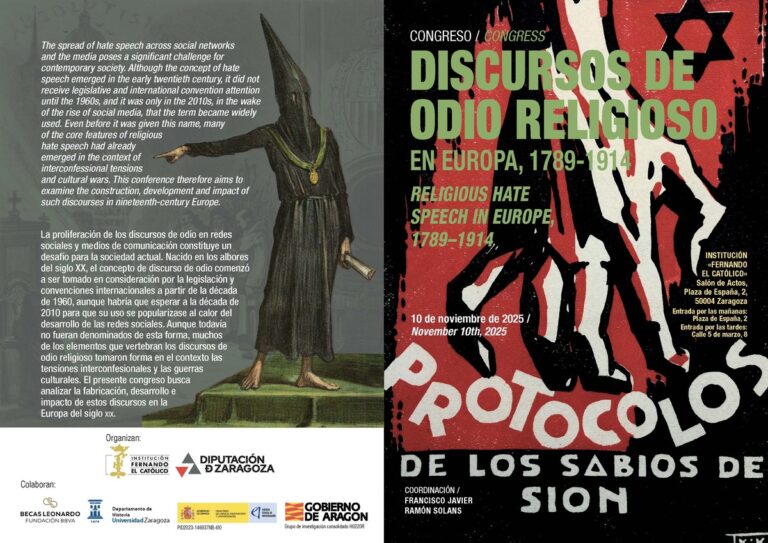 Curso: Discursos de odio religioso en Europa, 1789-1914