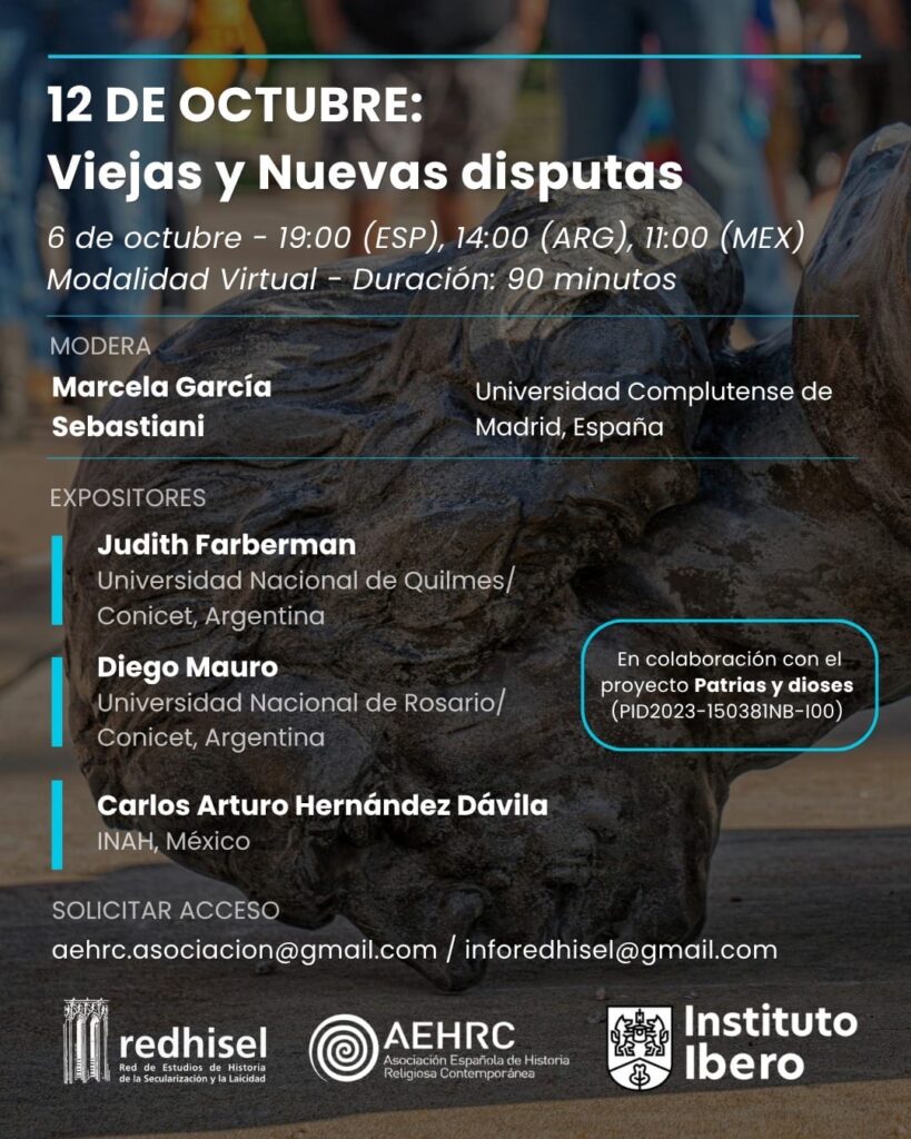 Mesa debate 12 de octubre, viejas y nuevas disputas